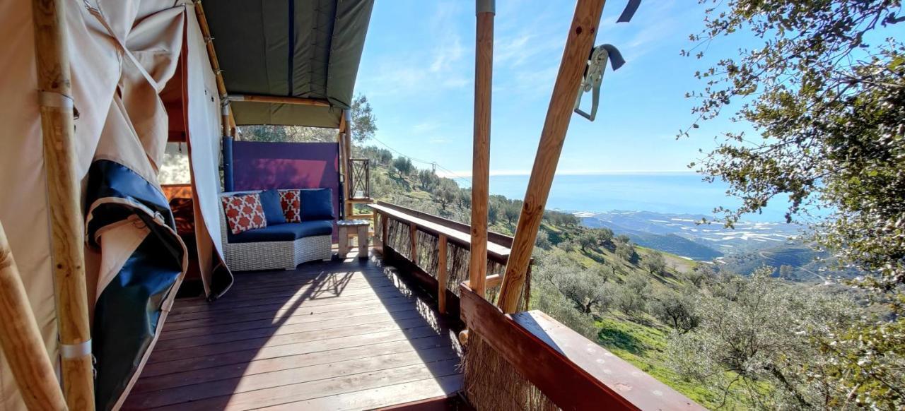 Campo Agave Luxury Tents Sayalonga Exteriér fotografie