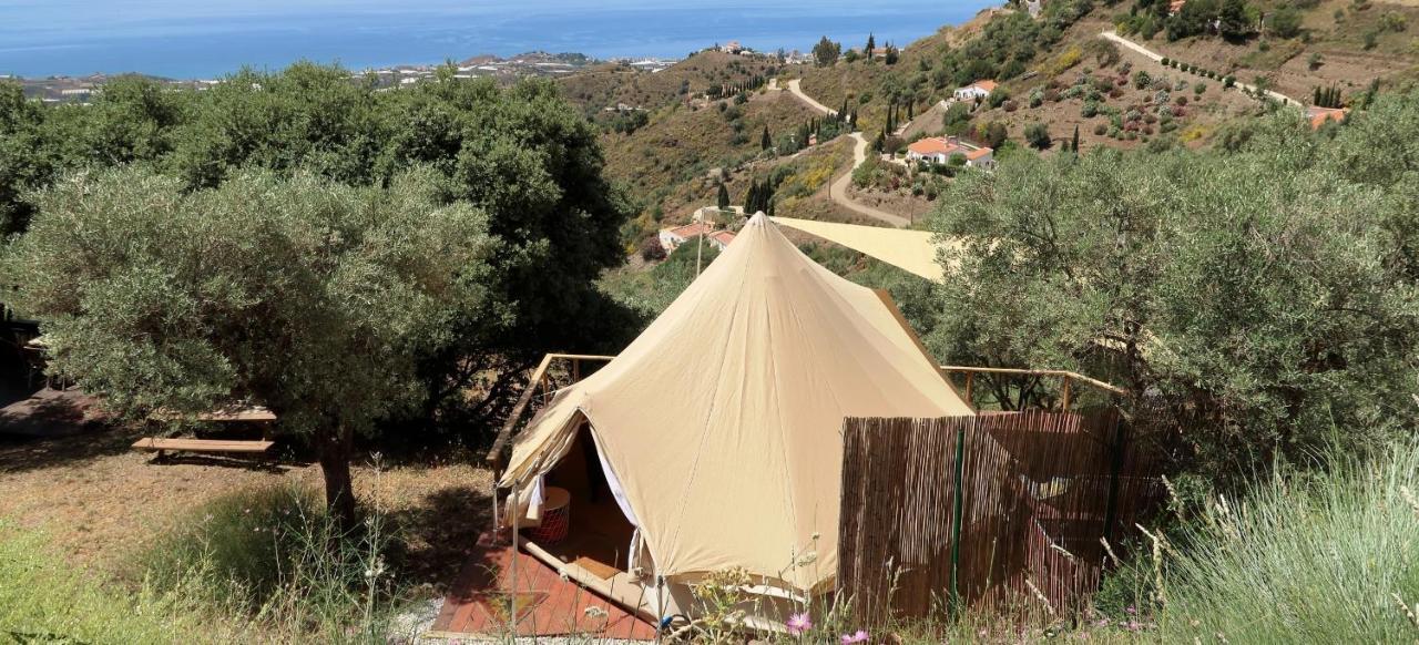 Campo Agave Luxury Tents Sayalonga Exteriér fotografie