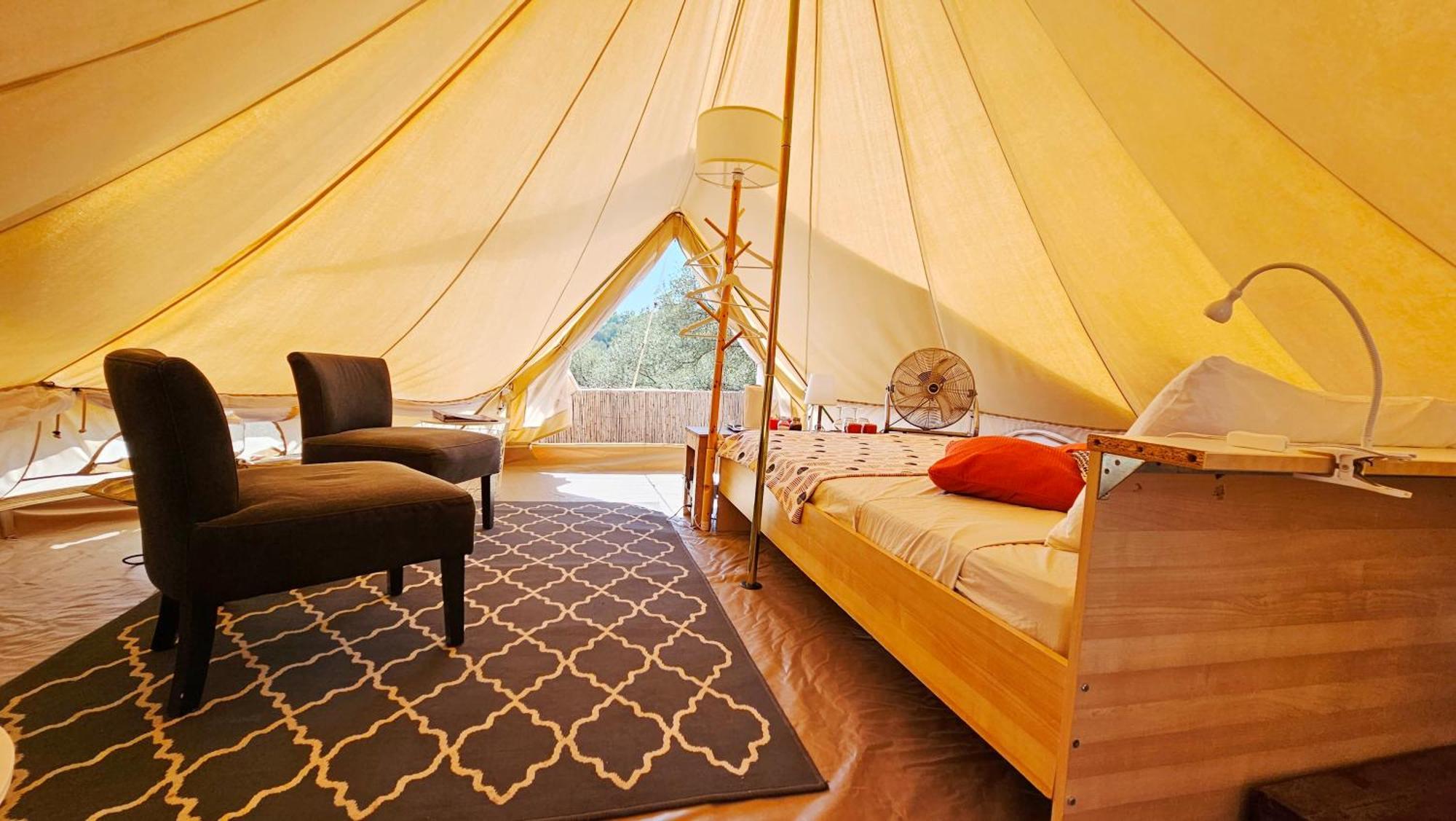 Campo Agave Luxury Tents Sayalonga Exteriér fotografie